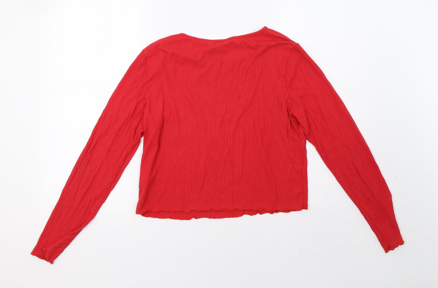Miss Selfridge Womens Red   Pullover Sweatshirt Size 14