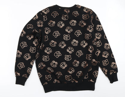 George Womens Black   Pullover Sweatshirt Size S