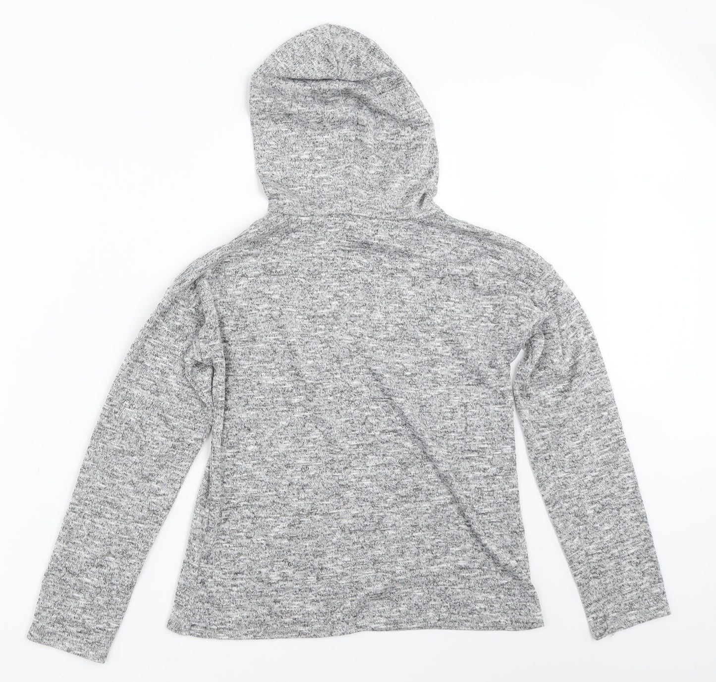 Matalan Girls Grey   Pullover Hoodie Size 10 Years