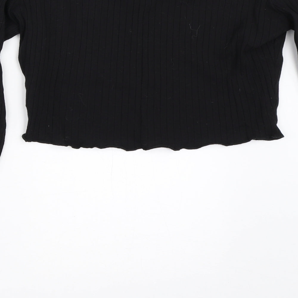 SheIn Womens Black   Basic Blouse Size L