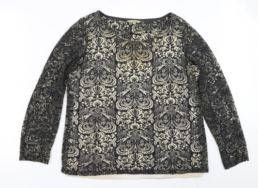 Marks and Spencer Womens Black   Basic Blouse Size 14