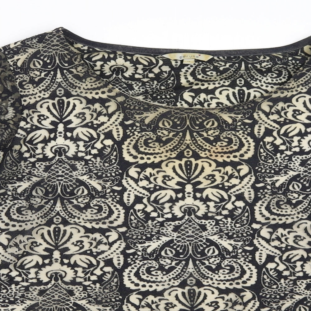 Marks and Spencer Womens Black   Basic Blouse Size 14