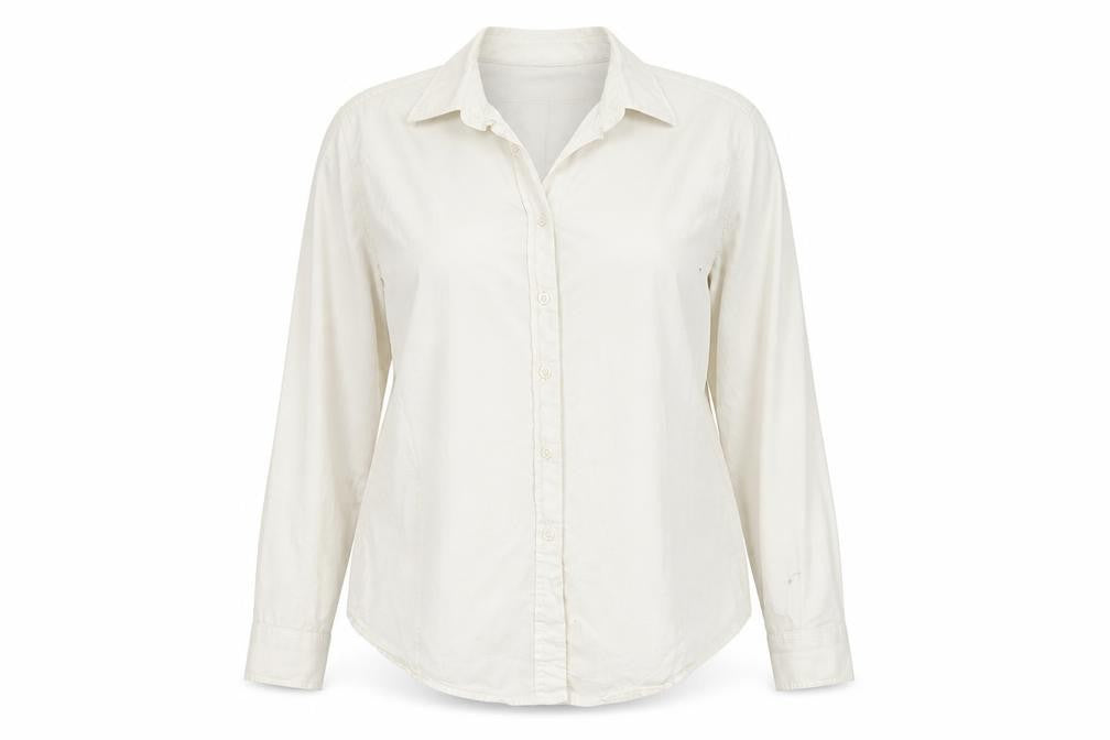 Henbury Womens White   Basic Button-Up Size 2XL
