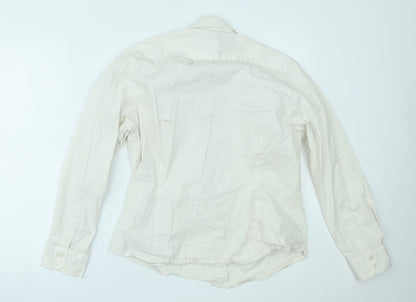 Henbury Womens White   Basic Button-Up Size 2XL