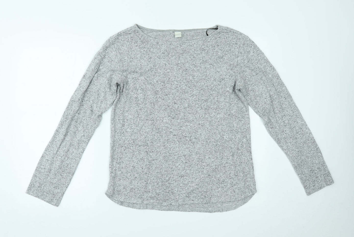 H&M Womens Grey   Basic Blouse Size S