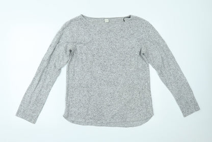 H&M Womens Grey   Basic Blouse Size S