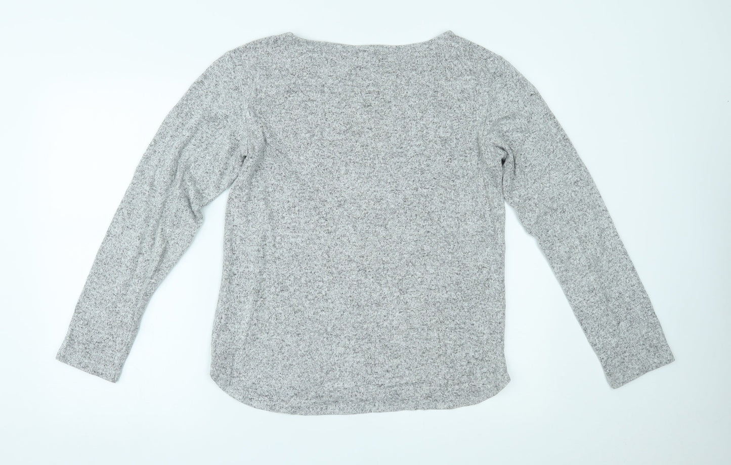 H&M Womens Grey   Basic Blouse Size S