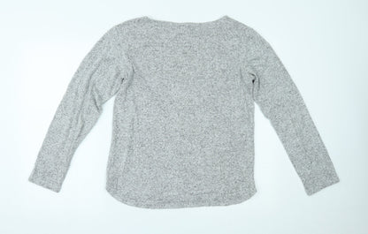 H&M Womens Grey   Basic Blouse Size S