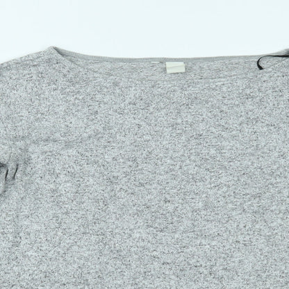 H&M Womens Grey   Basic Blouse Size S