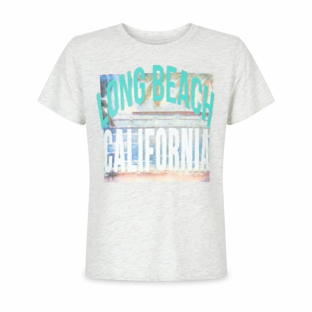 Primark Girls Grey   Basic T-Shirt Size 6-7 Years