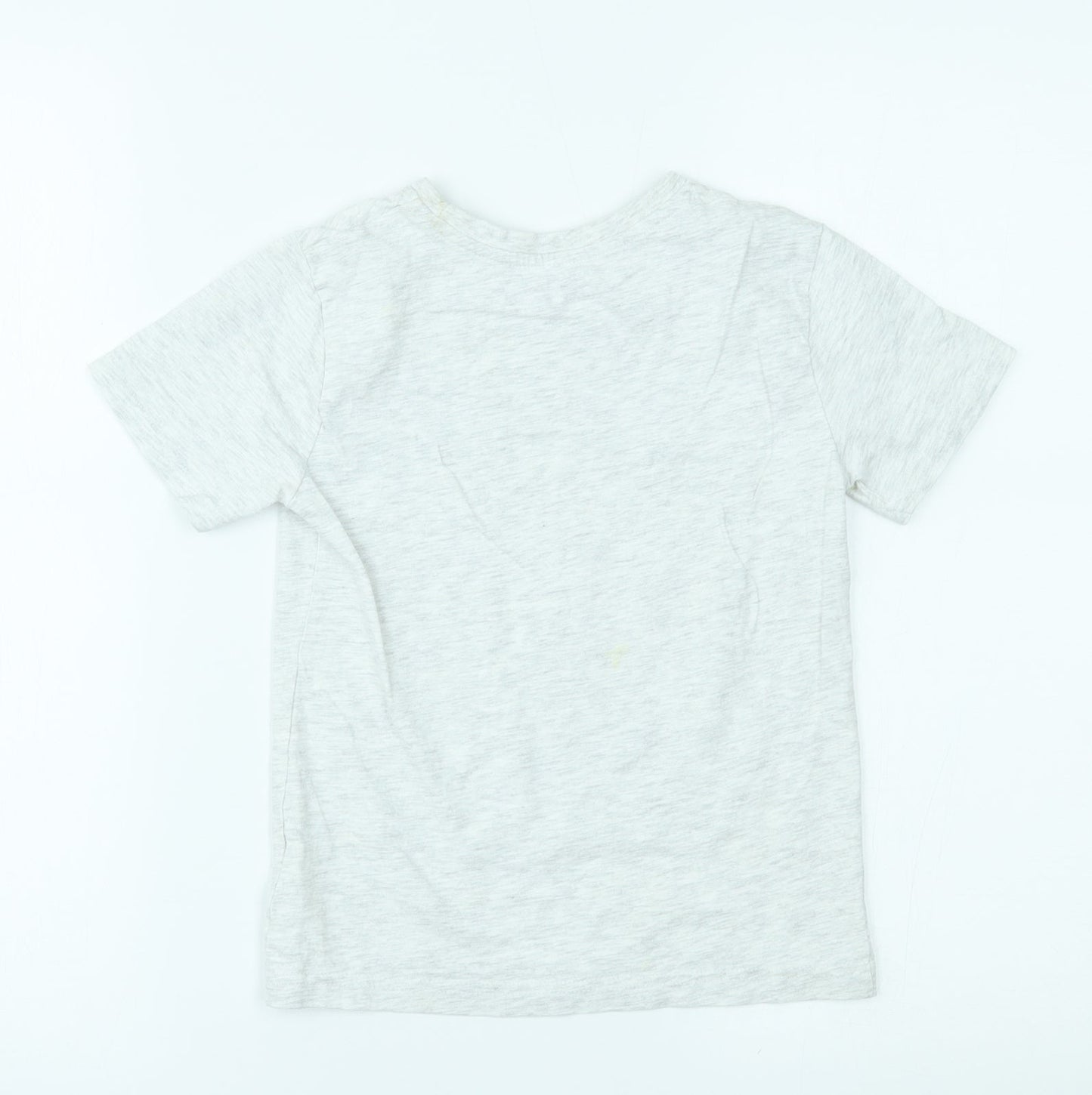 Primark Girls Grey   Basic T-Shirt Size 6-7 Years