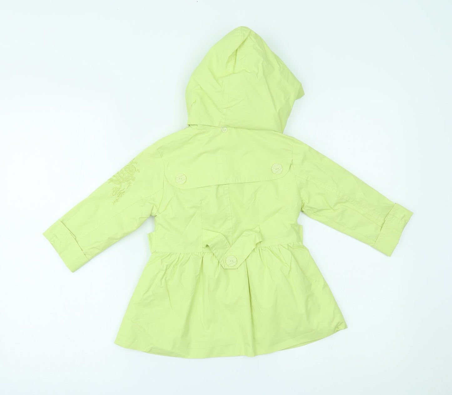 Evil Girls Green   Rain Coat Coat Size 2 Years