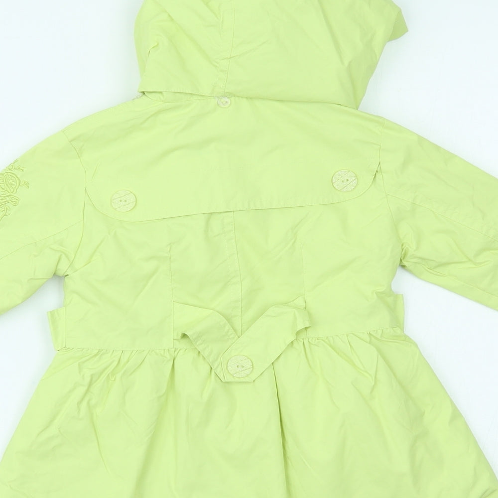 Evil Girls Green   Rain Coat Coat Size 2 Years