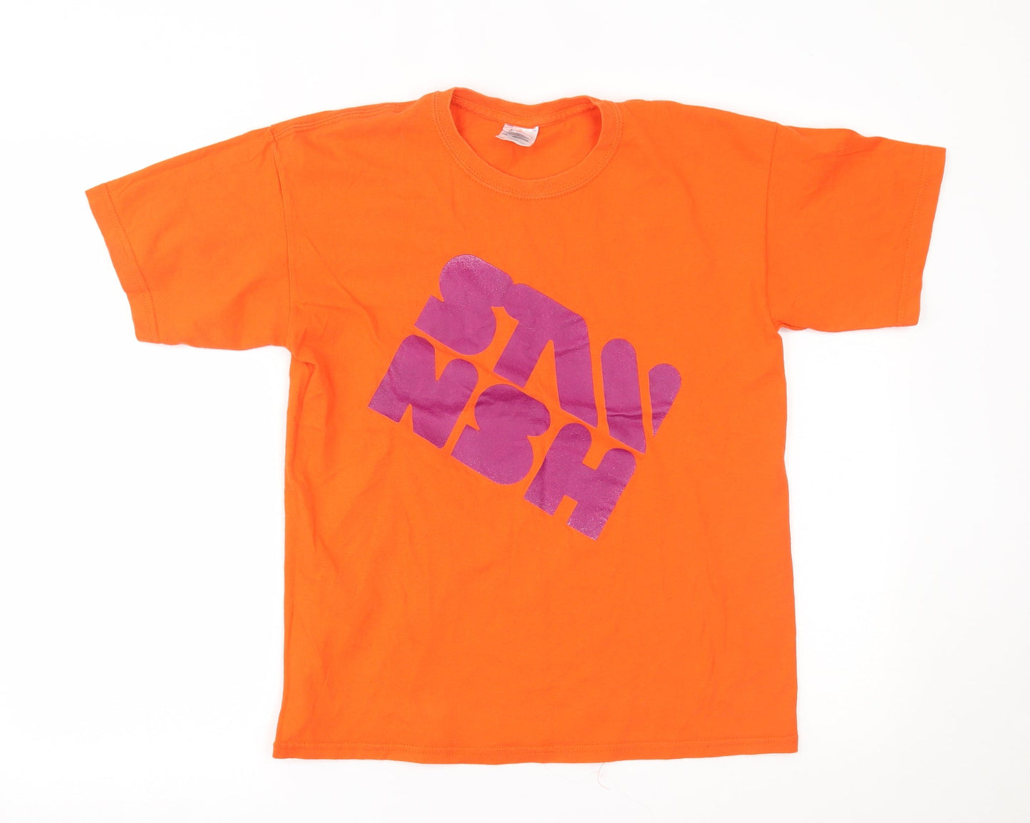 Gildan Boys Orange   Basic T-Shirt Size XL