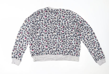 Marks & Spencer Girls Multicoloured Animal Print  Pullover Jumper Size 14 Years