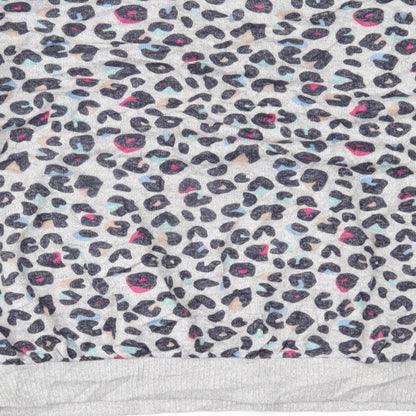 Marks & Spencer Girls Multicoloured Animal Print  Pullover Jumper Size 14 Years
