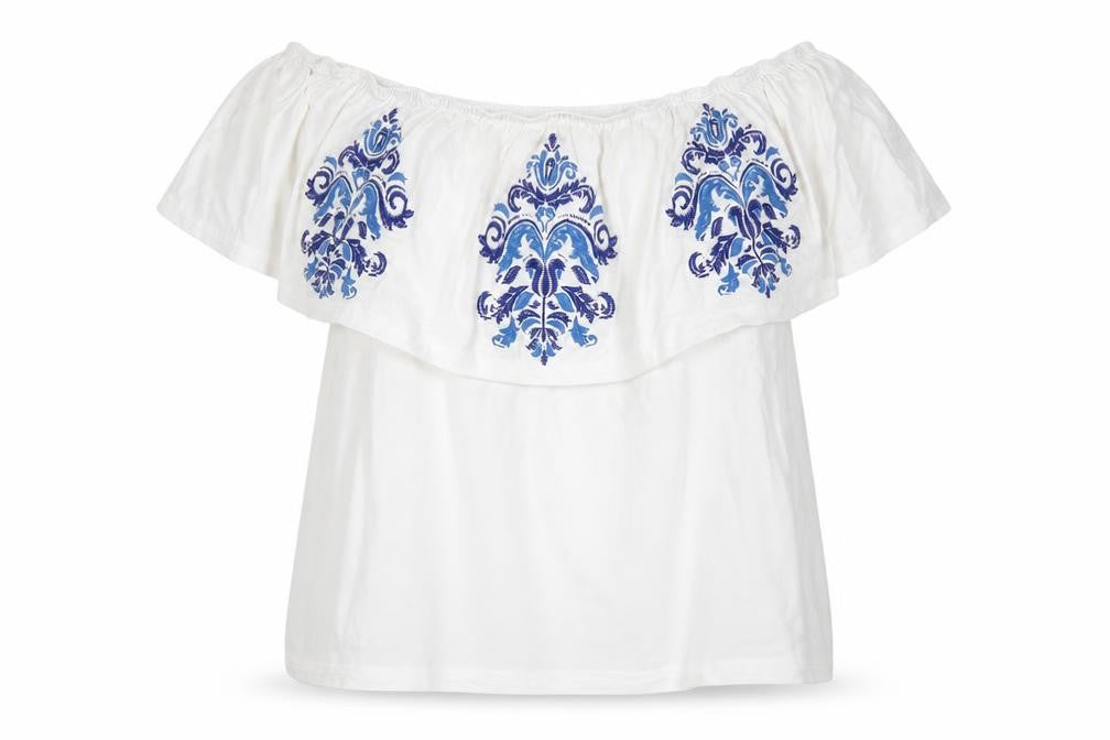 Primark Womens White   Basic Blouse Size 6