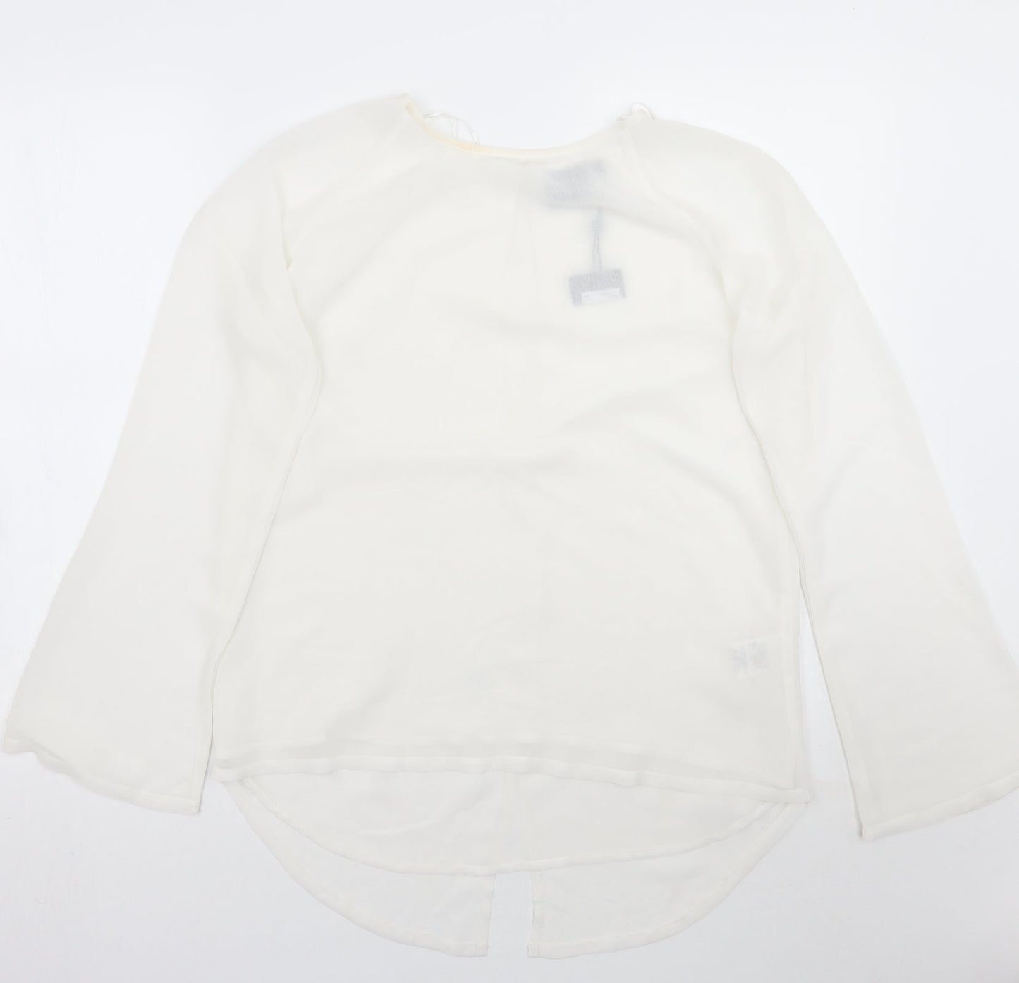 Byoung Womens White   Basic Blouse Size 10