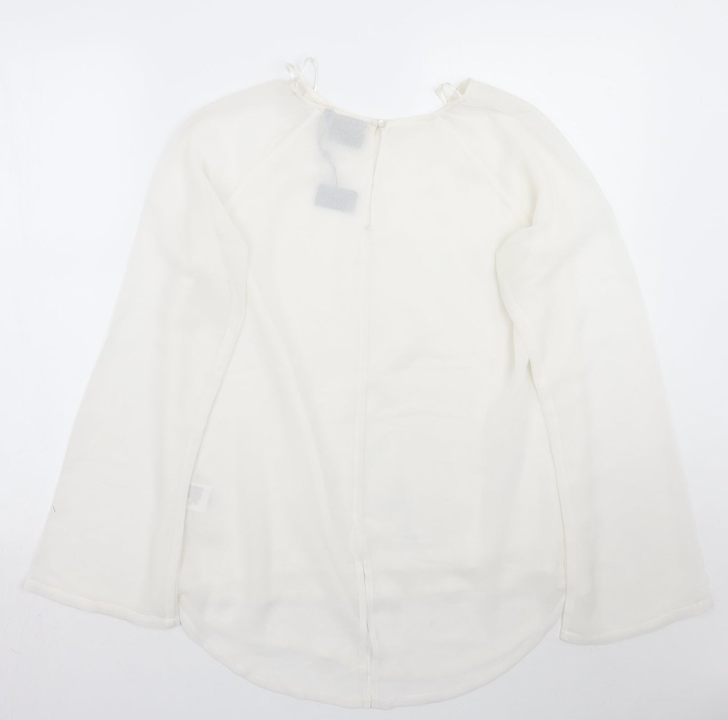 Byoung Womens White   Basic Blouse Size 10