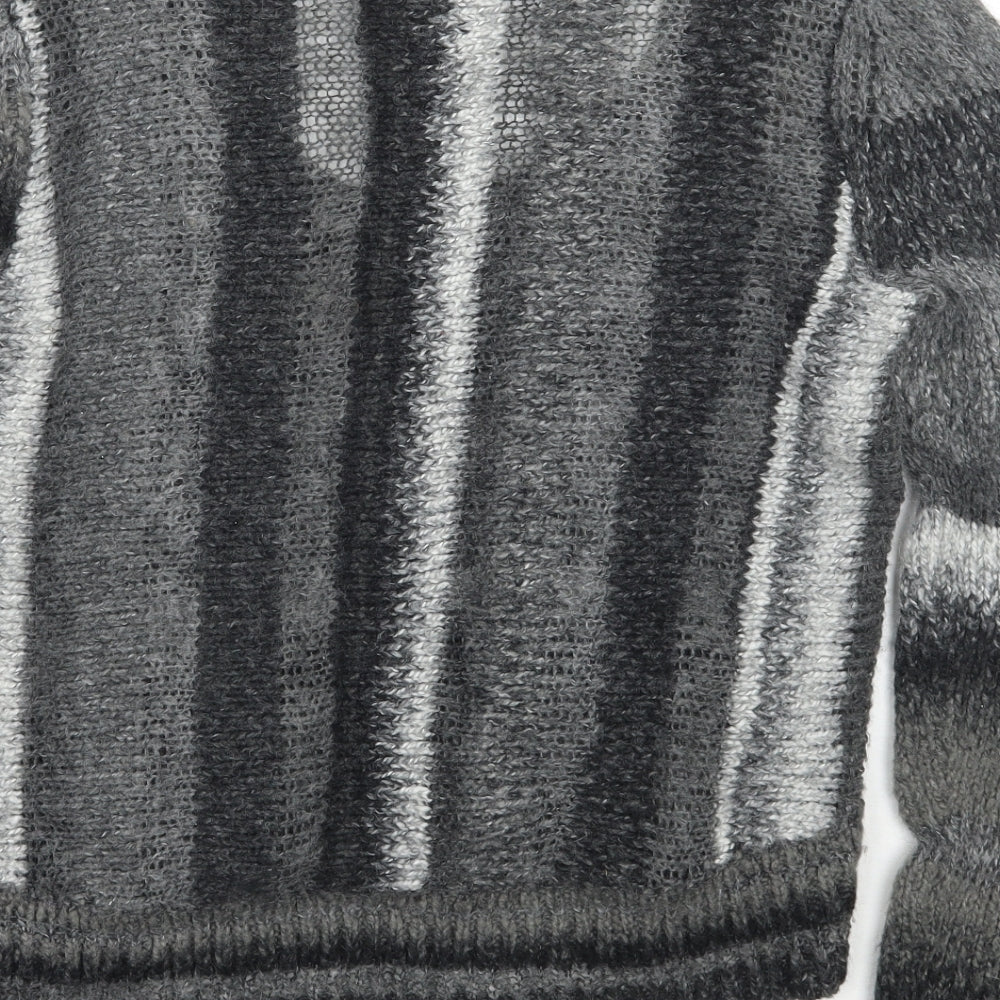 Crafted Womens Grey   Pullover Jumper Size 12