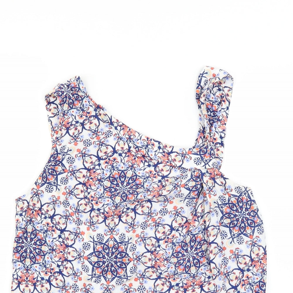 TU Womens Multicoloured Floral  Basic Blouse Size 10