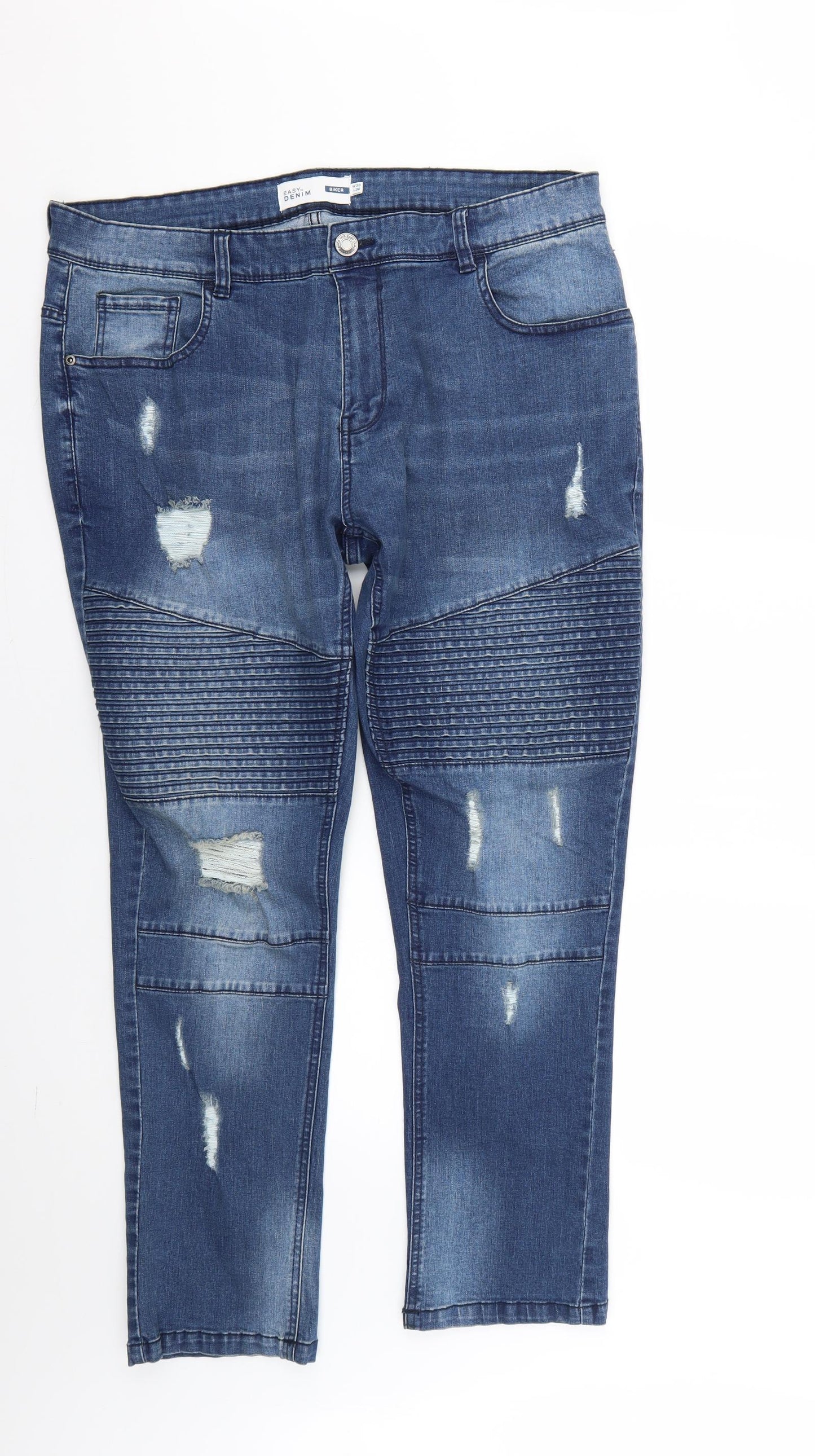 Easy Womens Blue   Straight Jeans Size 38 L27 in