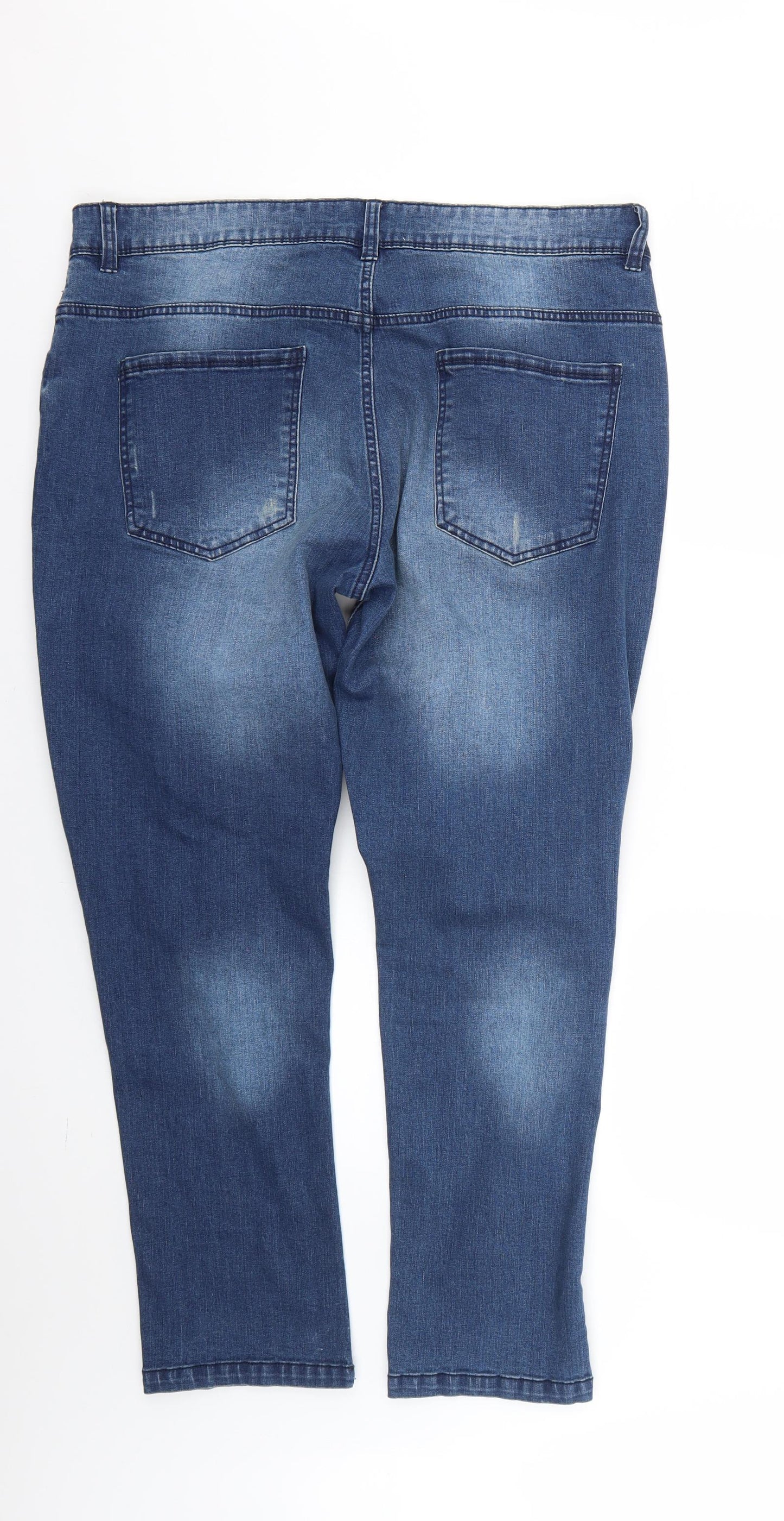 Easy Womens Blue   Straight Jeans Size 38 L27 in