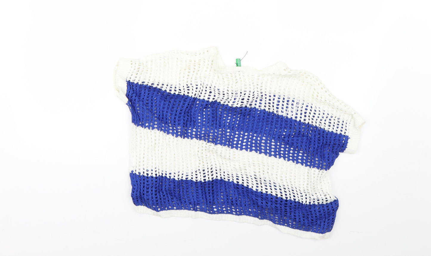 united of colurs Girls Multicoloured Striped  Pullover Jumper Size 8-9 Years