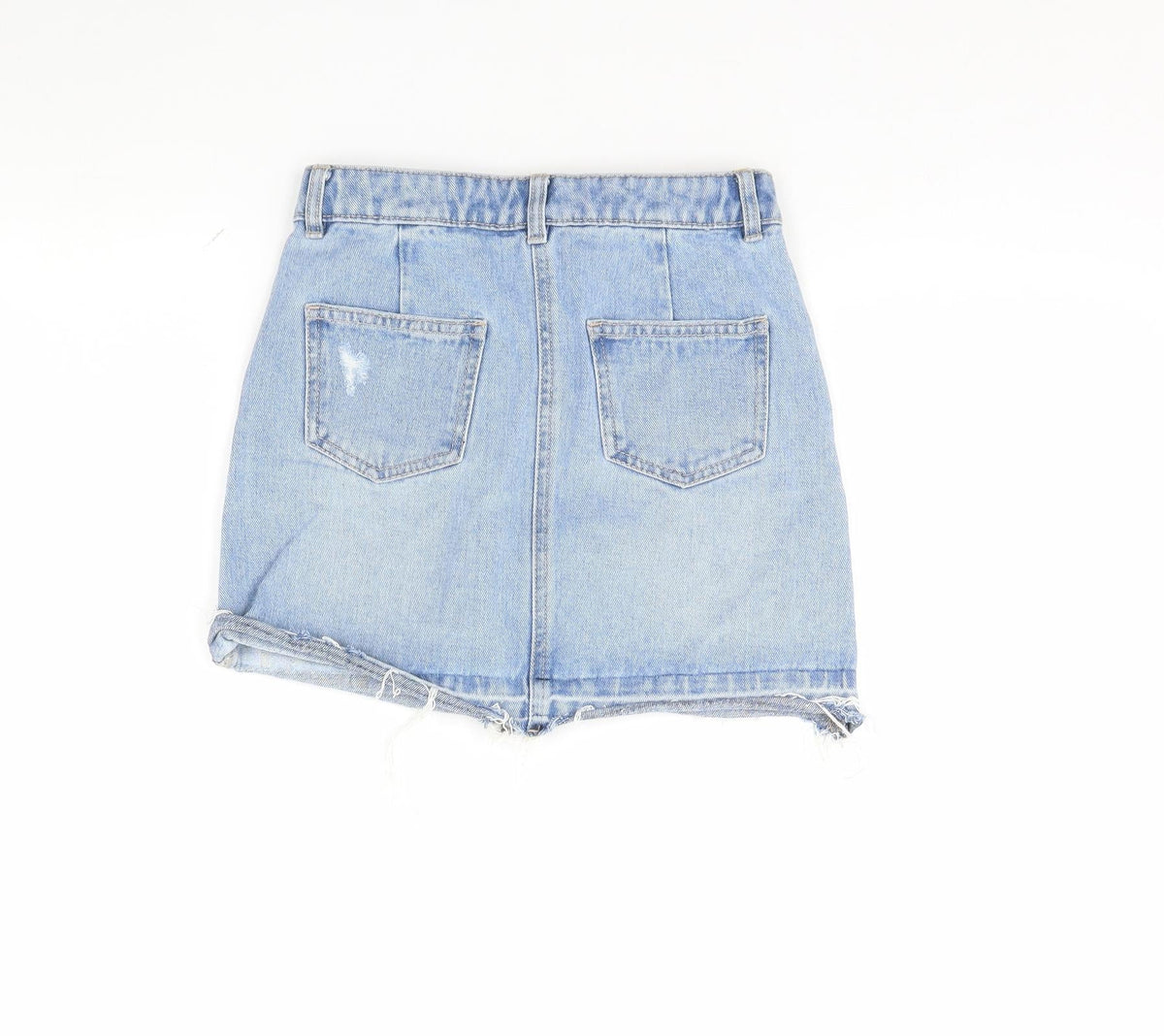 Candy Couture Girls Blue  Denim Mini Skirt Size 9 Years