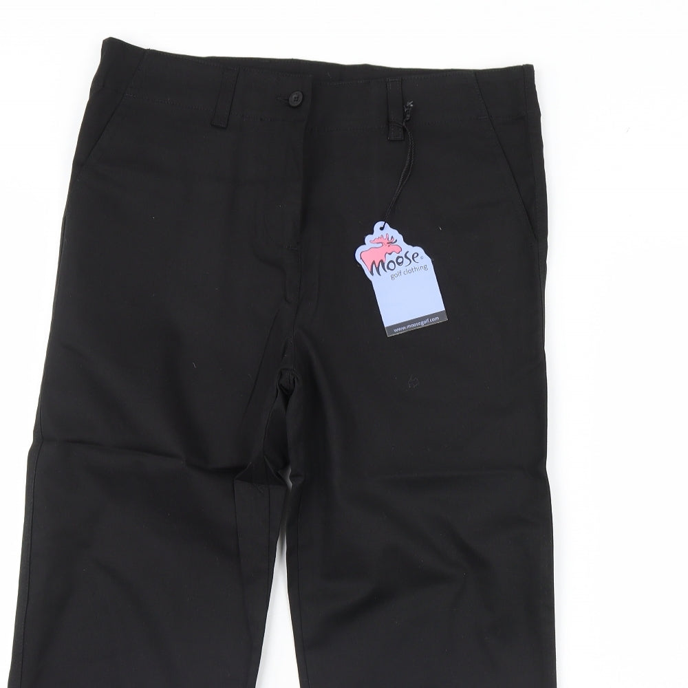 woose Womens Black   Trousers  Size 12 L23 in