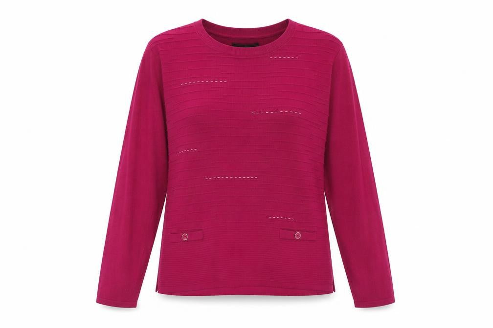 Mind Flower Womens Pink   Pullover Jumper Size L