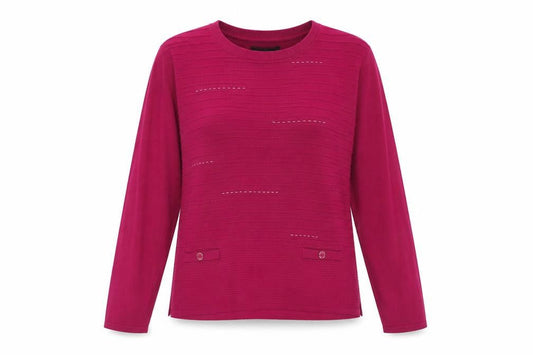Mind Flower Womens Pink   Pullover Jumper Size L