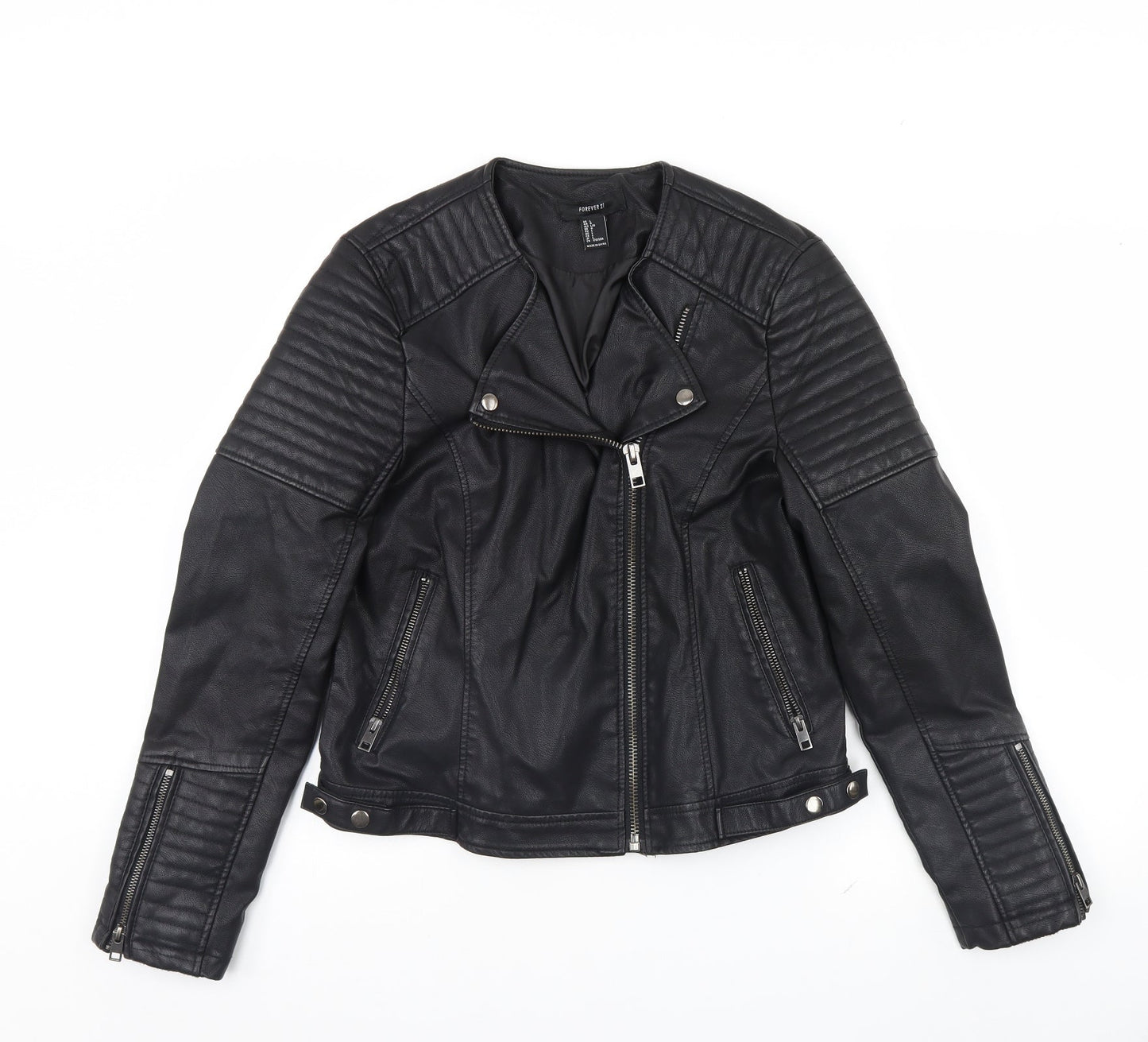 FOREVER 21 Womens Black   Jacket  Size L
