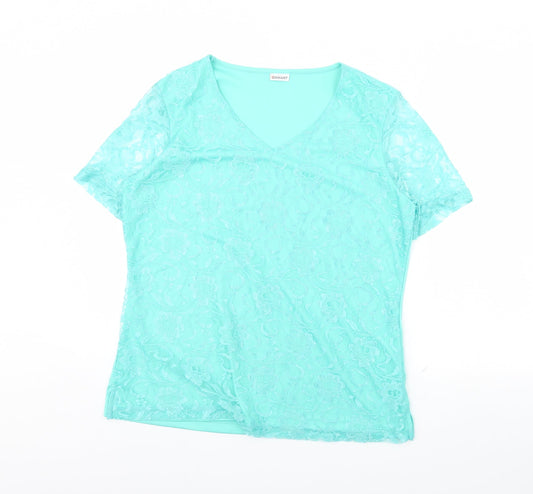 Damart Womens Green   Basic Blouse Size 14