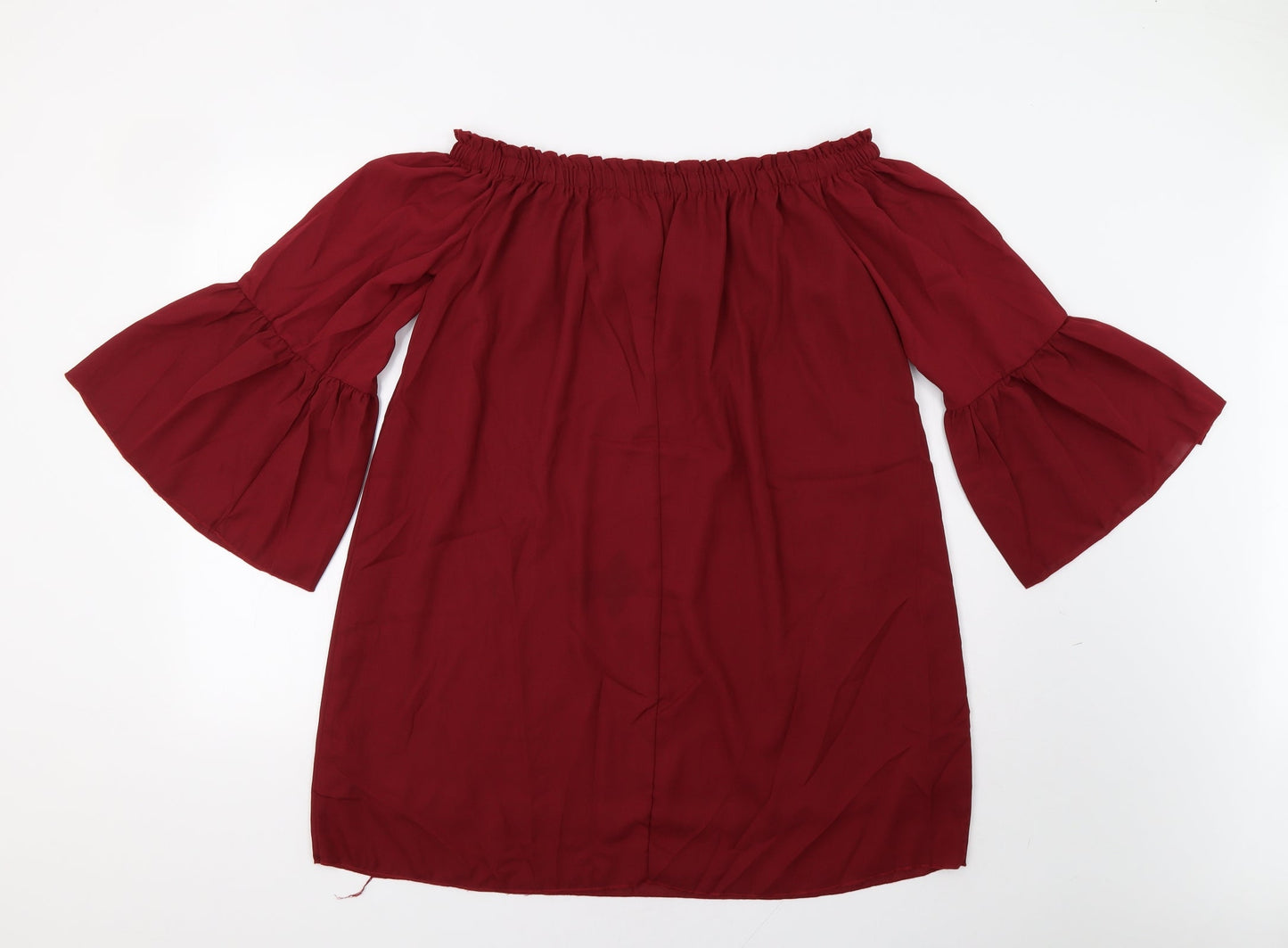 Zanzea Womens Red   Basic Blouse Size M