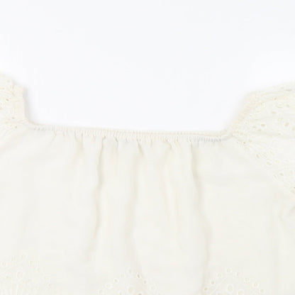Miss Selfridge Womens White   Basic Blouse Size 10