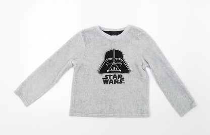 Preloved Primark Boys Grey   Pullover Sweatshirt Size 9-10 Years  - Star Wars - Front
