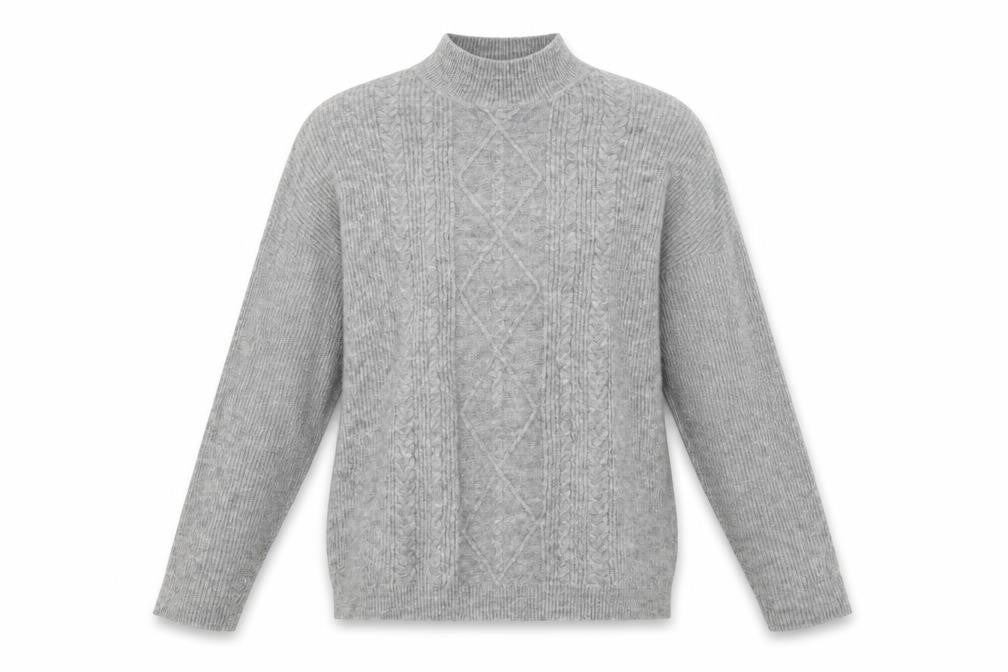 Peacocks Womens Grey   Pullover Jumper Size M