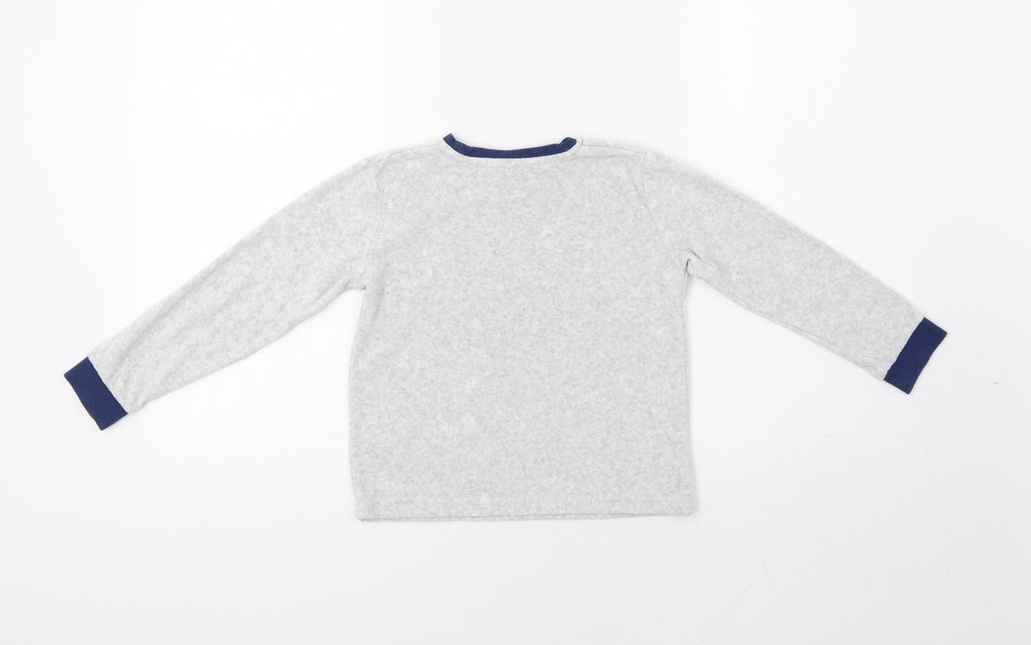 Preworn Boys Grey   Pullover T-Shirt Size 4-5 Years  - Crocodile