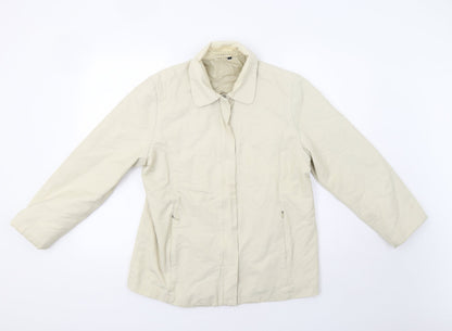 NuAge Womens Beige   Jacket  Size 12