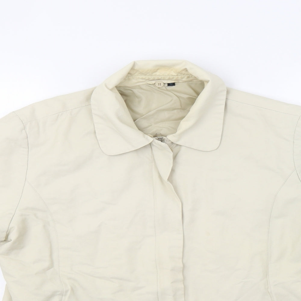 NuAge Womens Beige   Jacket  Size 12