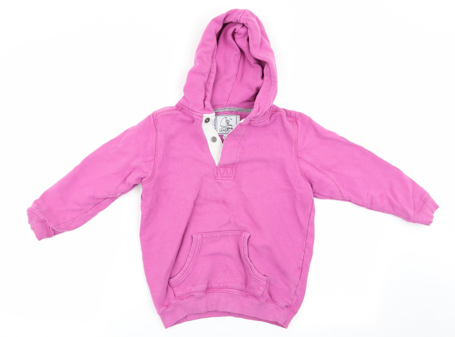 Lazy Jacks Girls Pink   Pullover Hoodie Size 5-6 Years