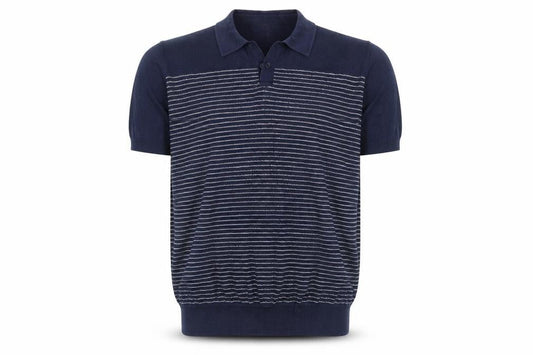 George Mens Blue Striped  Pullover Jumper Size M