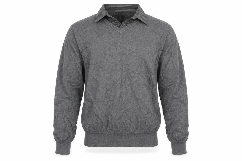 Urban Spirit Mens Grey   Pullover Jumper Size S  - Faux collar