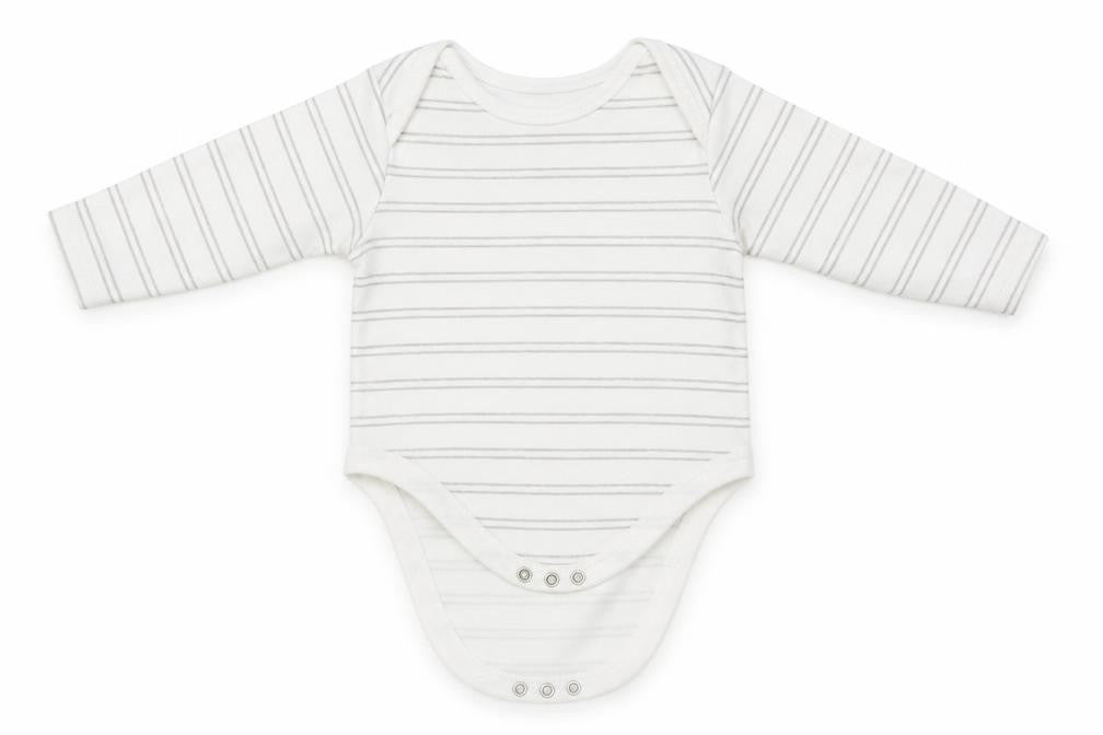 Primark Baby White Striped  Leotard One-Piece Size 9-12 Months