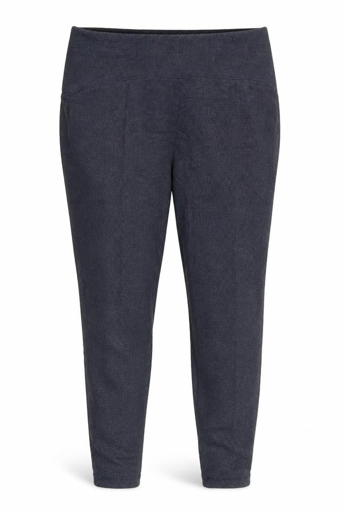 Marks & Spencer Womens Grey Herringbone  Trousers  Size 16 L24 in