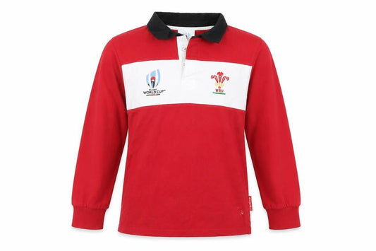 Rugby Girls Red   Basic Polo Size 9-10 Years  - Rugby, Wales, Japan 2019