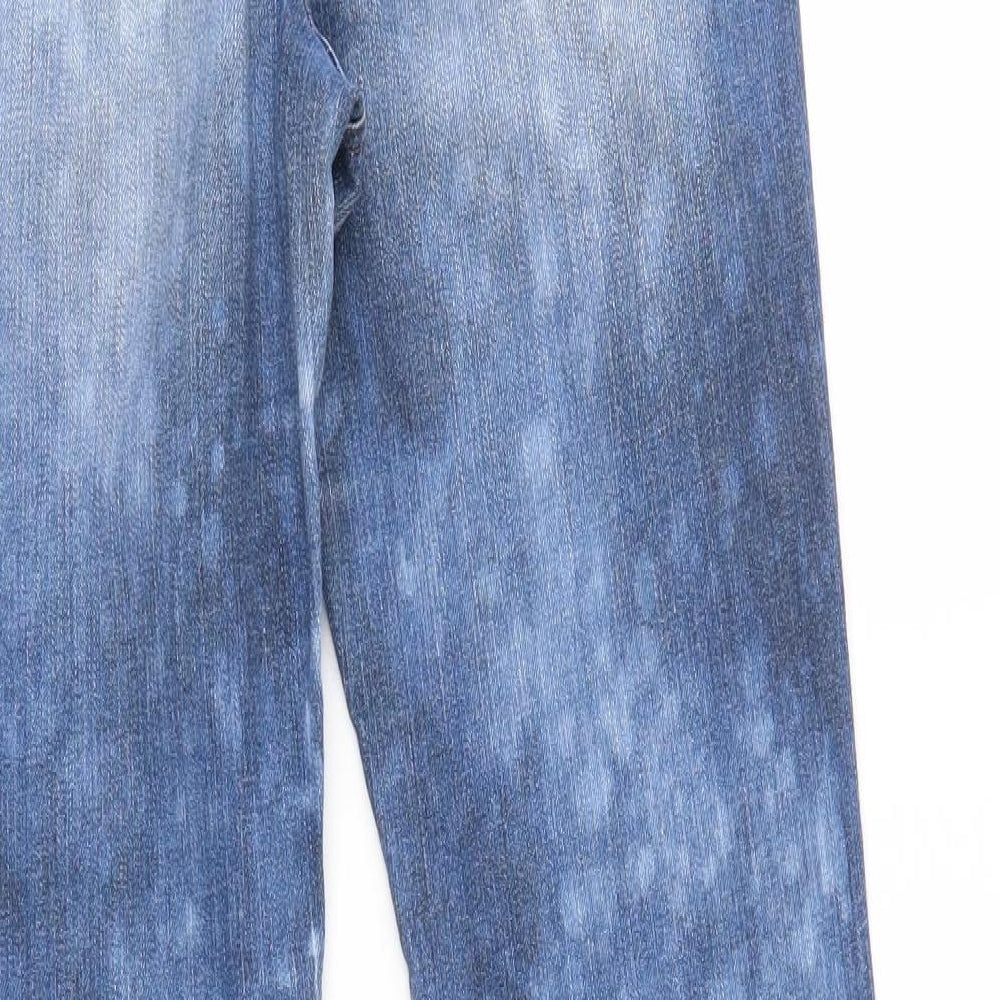 Papaya Womens Blue   Straight Jeans Size 8 L28 in