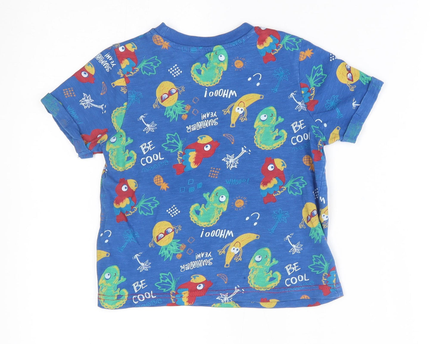George Boys Blue   Basic T-Shirt Size 3-4 Years