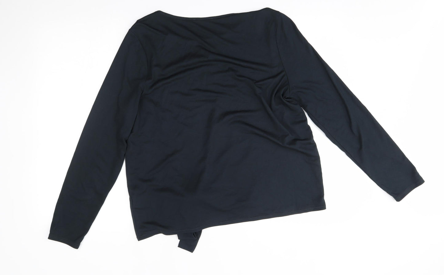 M&S Womens Black   Basic Blouse Size 16